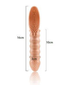 Hot Finger Sleeve Vibrator G Spot Massage Vagina Clit Stimulate Masturbator Sex Toys For Women Couples Orgasm Adult Games 10