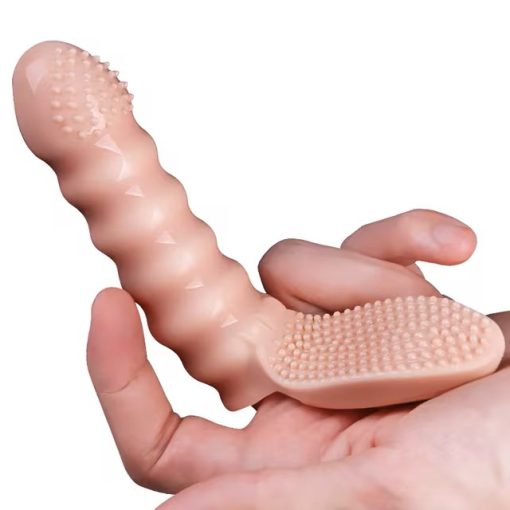 Hot Finger Sleeve Vibrator G Spot Massage Vagina Clit Stimulate Masturbator Sex Toys For Women Couples Orgasm Adult Games 6