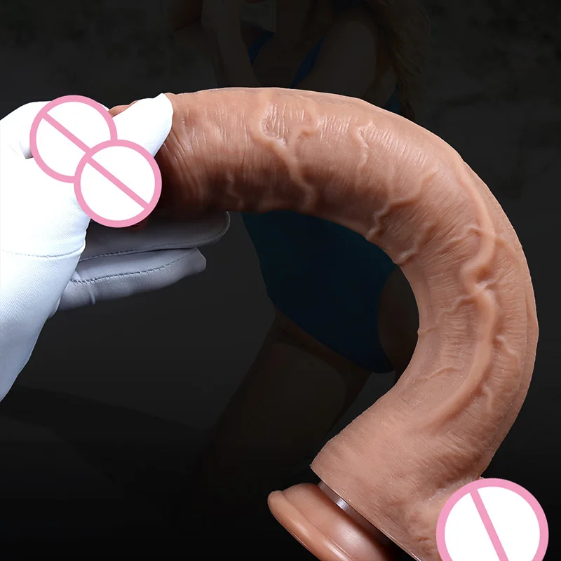 Super Bigger Realistic Dildos with Suction Cup Silicone Layer Penis for Woman Men Vagina Anal Massage Stimulator 22