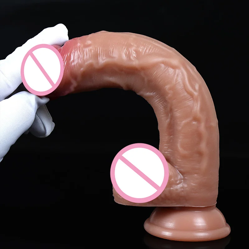 Super Bigger Realistic Dildos with Suction Cup Silicone Layer Penis for Woman Men Vagina Anal Massage Stimulator 18