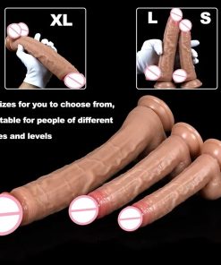 Super Bigger Realistic Dildos with Suction Cup Silicone Layer Penis for Woman Men Vagina Anal Massage Stimulator 11