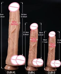 Super Bigger Realistic Dildos with Suction Cup Silicone Layer Penis for Woman Men Vagina Anal Massage Stimulator 9