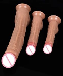 Super Bigger Realistic Dildos with Suction Cup Silicone Layer Penis for Woman Men Vagina Anal Massage Stimulator 8