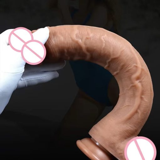 Super Bigger Realistic Dildos with Suction Cup Silicone Layer Penis for Woman Men Vagina Anal Massage Stimulator 2