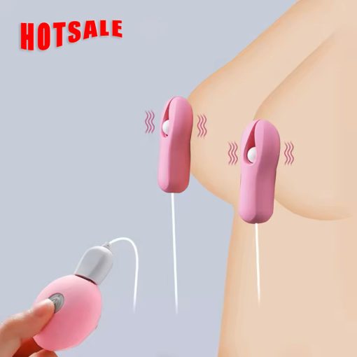 10 Modes Electric Nipple Clamp Breast Massage Vibrator Enhancer Sex Toys For Women Couples Female