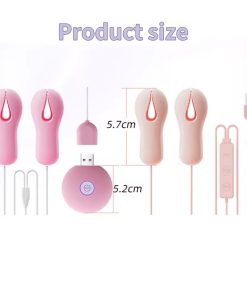 10 Modes Electric Nipple Clamp Breast Massage Vibrator Enhancer Sex Toys For Women Couples Female 7