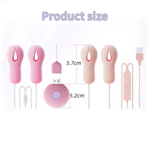 10 Modes Electric Nipple Clamp Breast Massage Vibrator Enhancer Sex Toys For Women Couples Female 2