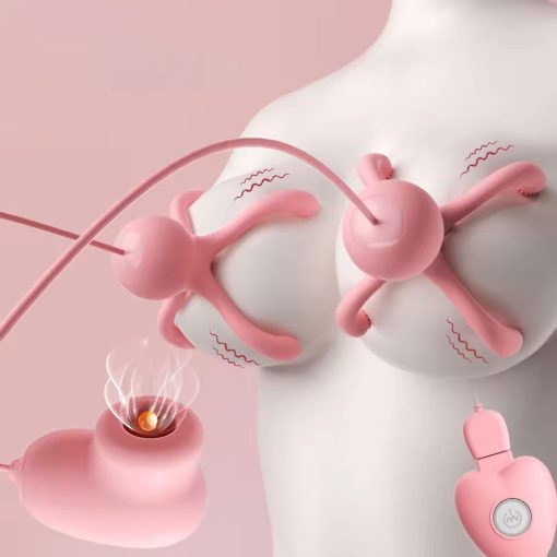 Nipple Vibrator for Women Breast Massage Nipple Clamp Enhancer Nipple Sucking Stimulator 1