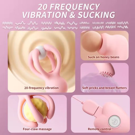 Nipple Vibrator for Women Breast Massage Nipple Clamp Enhancer Nipple Sucking Stimulator 3