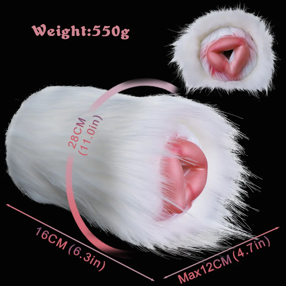 4 styles Novelty Simulation Dogs Horse Animal Vagina Masturbation Cups for men Liquid Silicone 600g 17cm 21