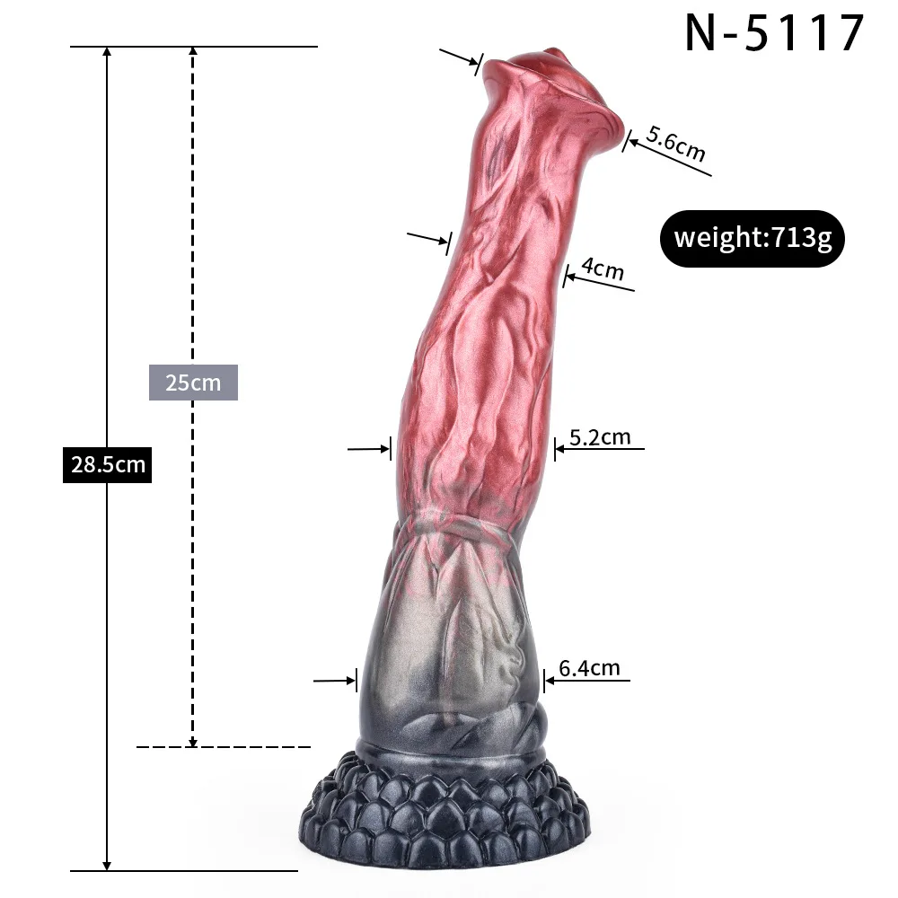 A Variety of Liquid Silicone Equine Animal Dildo Large Animal Penis Sex Masturbator 23