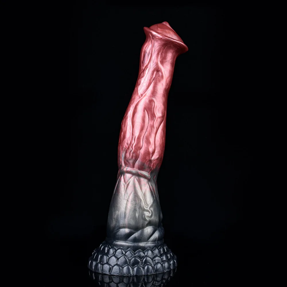 A Variety of Liquid Silicone Equine Animal Dildo Large Animal Penis Sex Masturbator 26