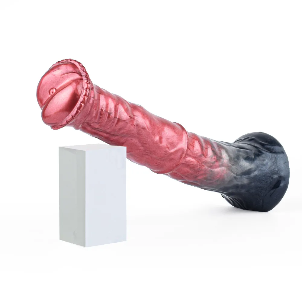 A Variety of Liquid Silicone Equine Animal Dildo Large Animal Penis Sex Masturbator 30